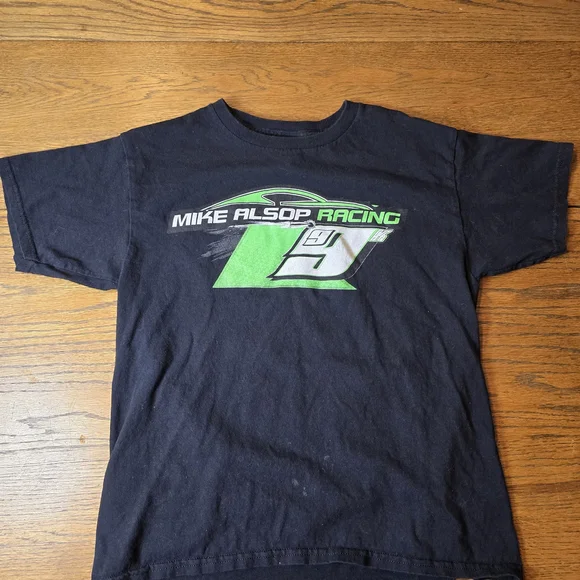 Jerrad Krick Racing T Shirt Earl Park Indiana Dirt Track Mike Alsop Racing Youth - Picture 3 of 5